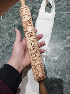 Винтажная коричневая деревянная игрушка